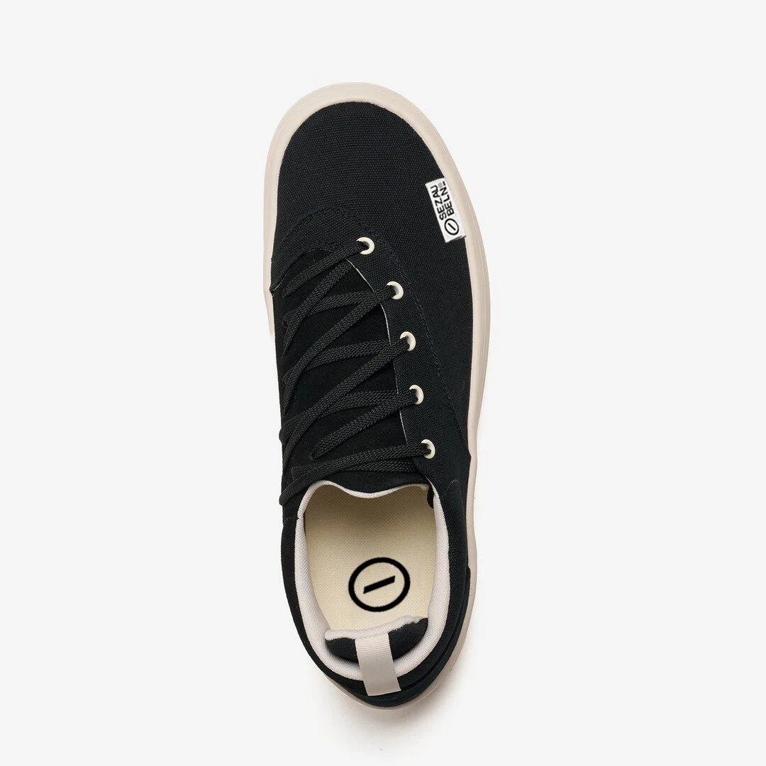 Height-increasing Black Casual Mens Sneakers — image 3