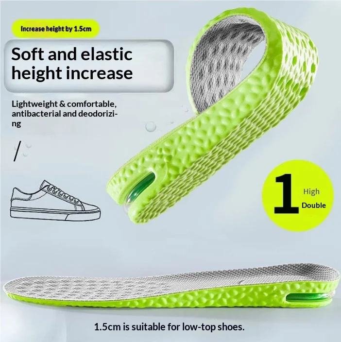 Height-increasing Insoles Soft Bouncy Shock-absorbing And Comfortable — image 4