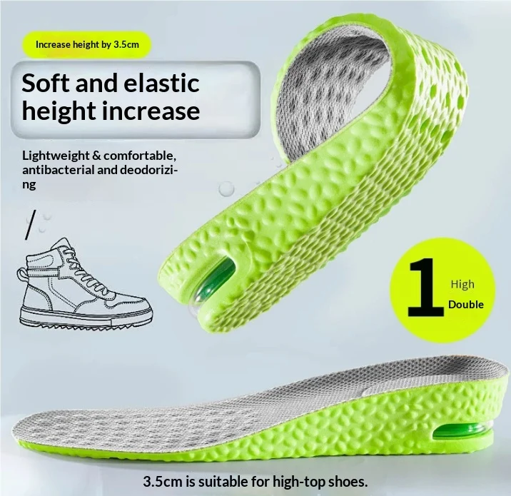 Height-increasing Insoles Soft Bouncy Shock-absorbing And Comfortable — image 6