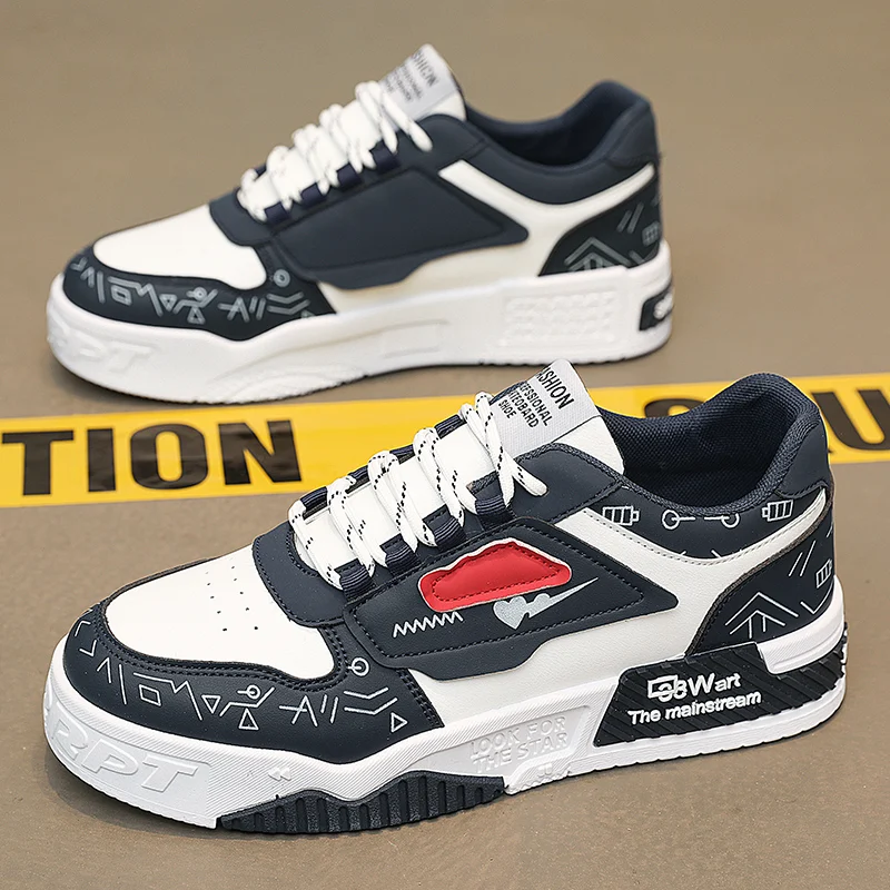 Height Increasing Waterproof Anti-slip Black White Panda Sports Casual Shoes, Fashion… — image 5