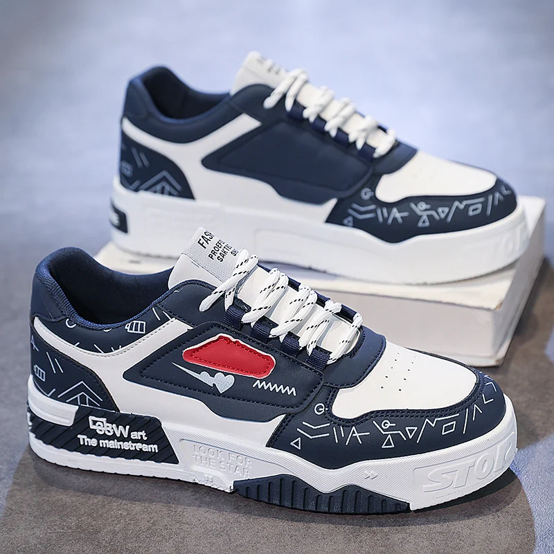 Height Increasing Waterproof Anti-slip Black White Panda Sports Casual Shoes, Fashion… — image 4