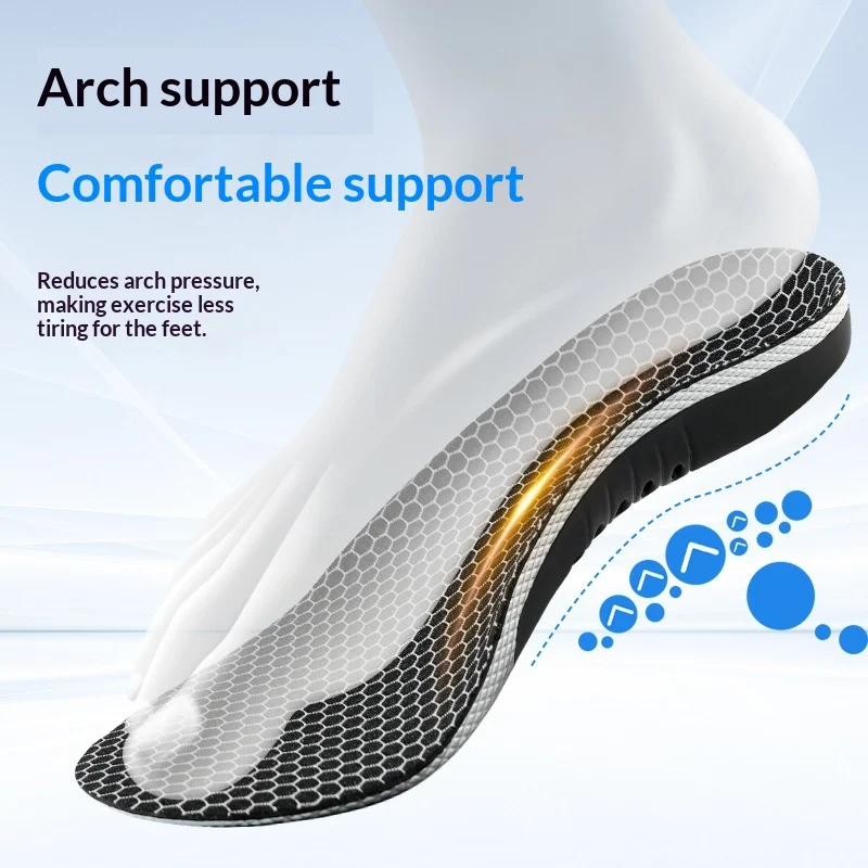 High-arch Support Sports Insole That Wicks Away Sweat And Controls Odor — image 5