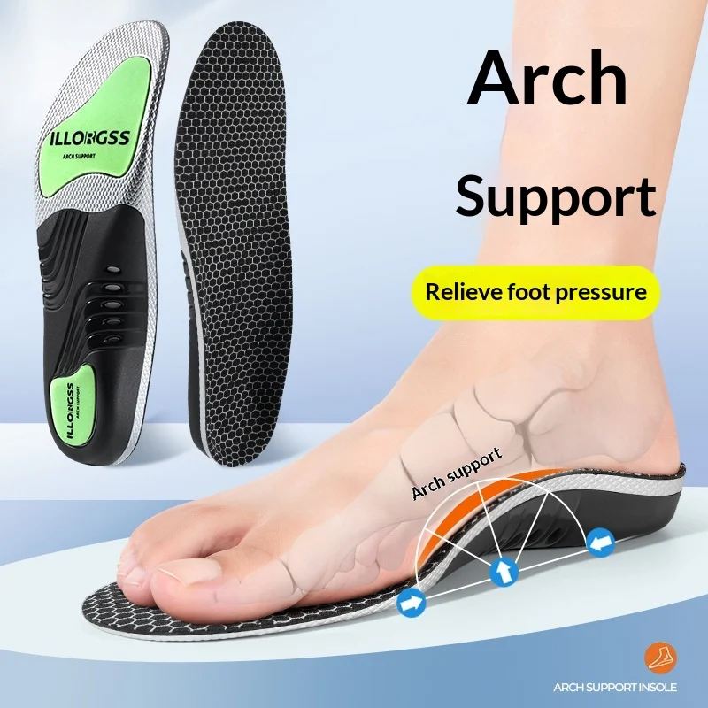 High-arch Support Sports Insole That Wicks Away Sweat And Controls Odor — image 8