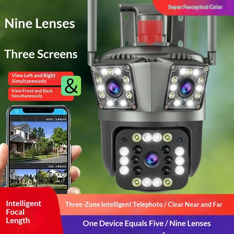 High Definition Night Vision Outdoor 360 Panoramic Wireless Remote Smart Surveillance… — image 4