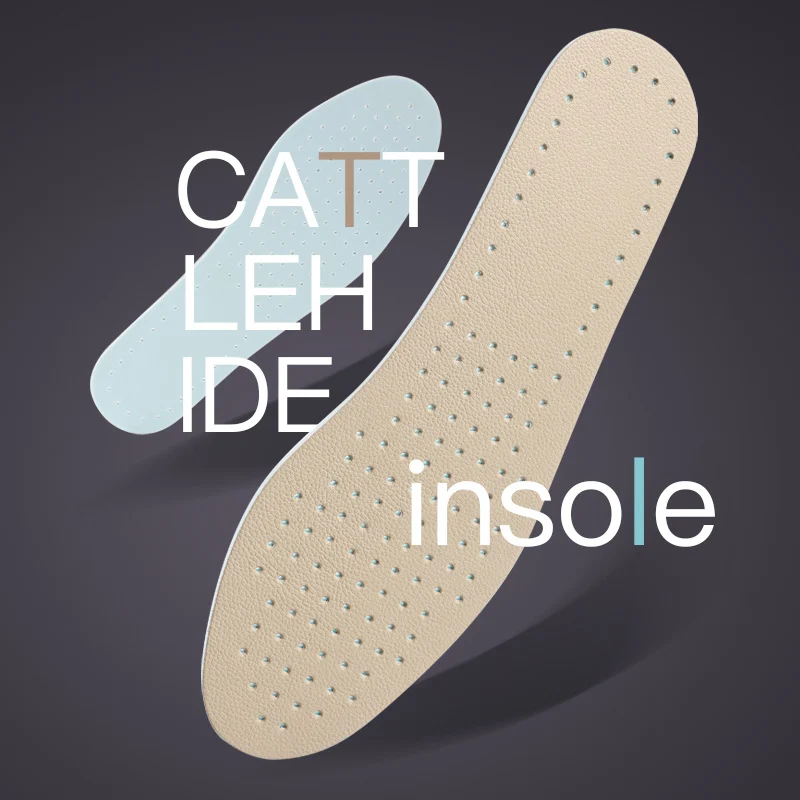 High-elastic Odor-resistant Leather Summer Thin Insoles — image 4