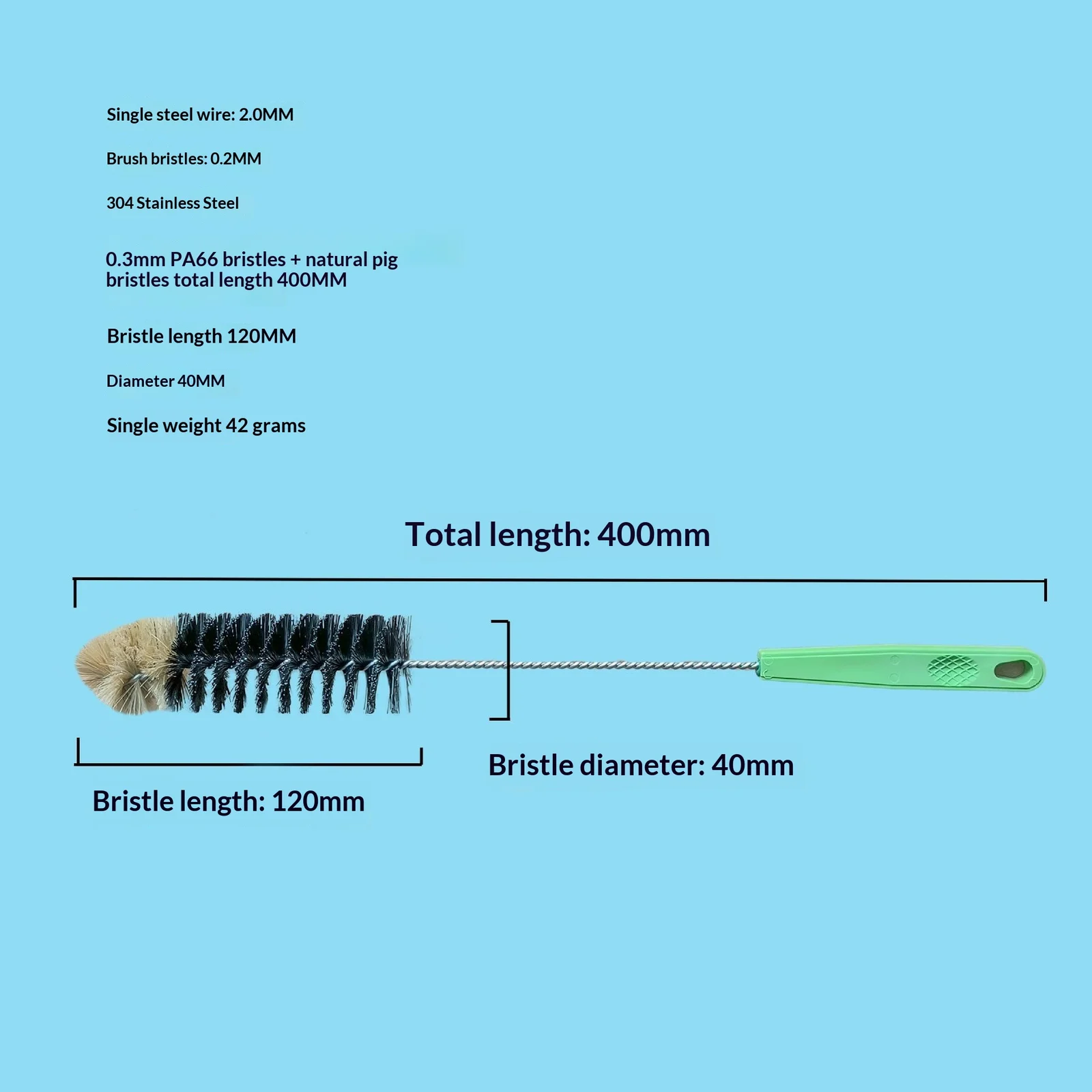 High-end Handle For Wine Bottle Brush Head — image 6