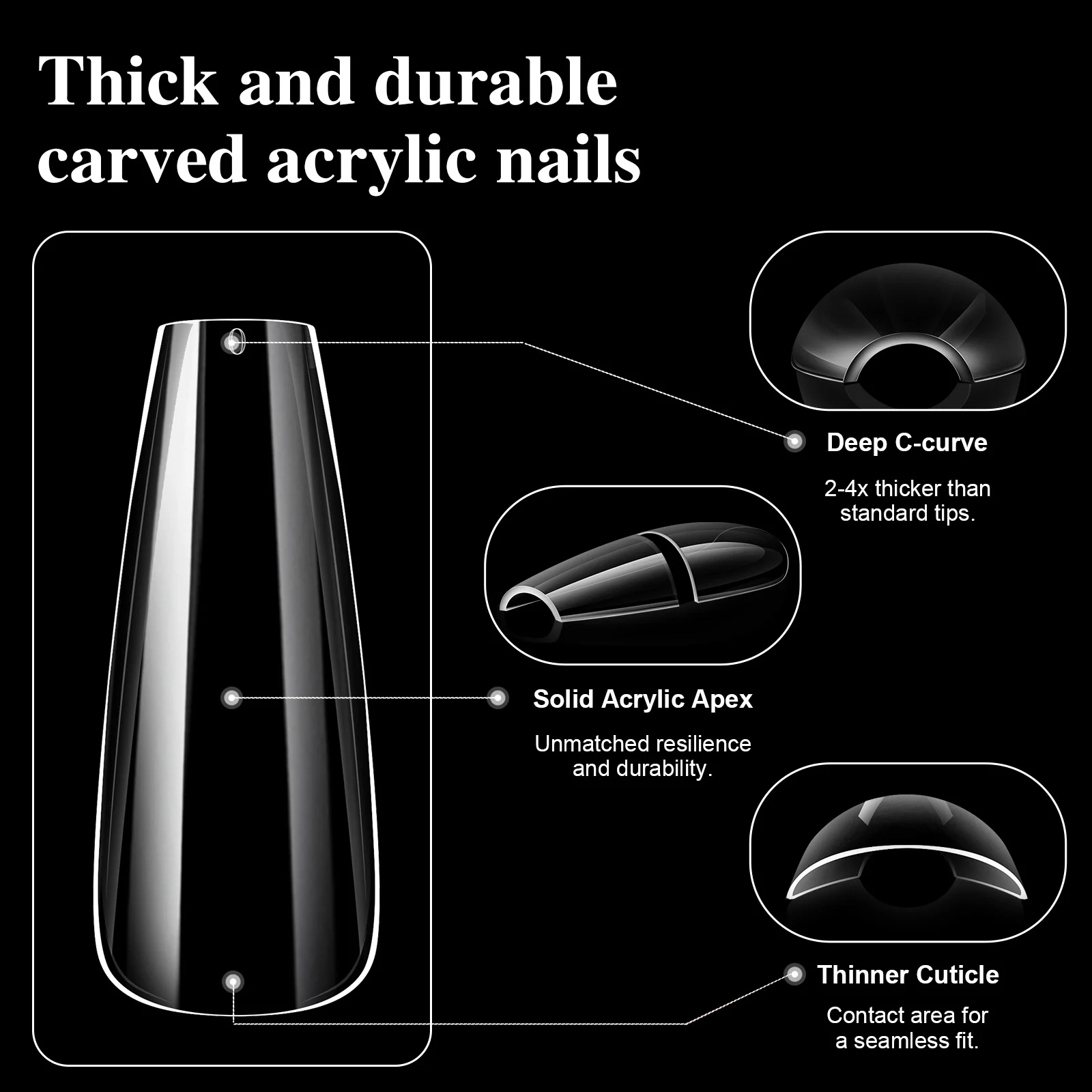 High-end Nail Salon Tips In Boxed Packaging — image 3