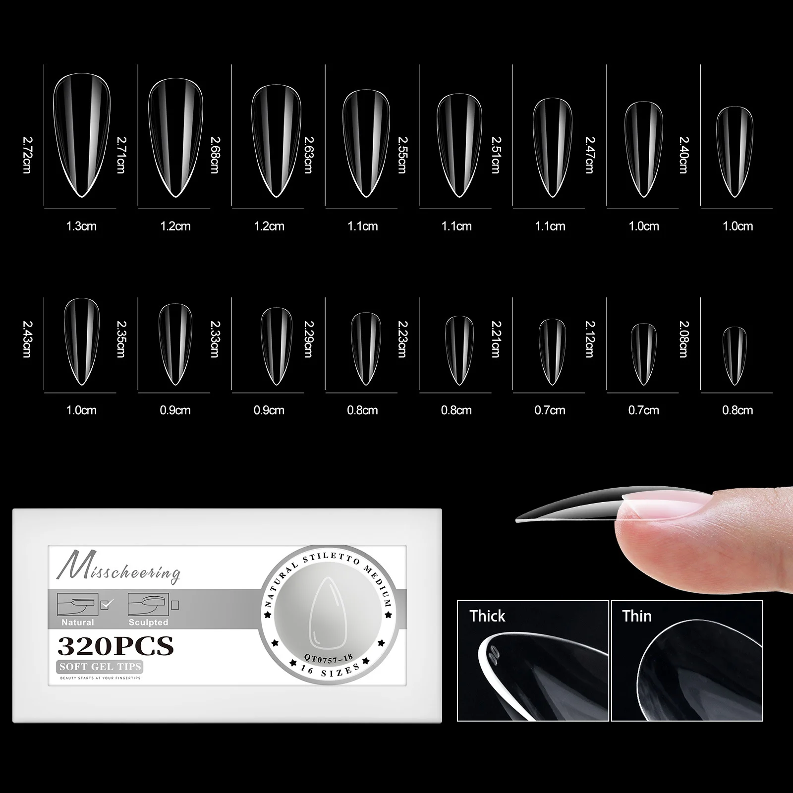 High-end Nail Salon Tips In Boxed Packaging — image 4