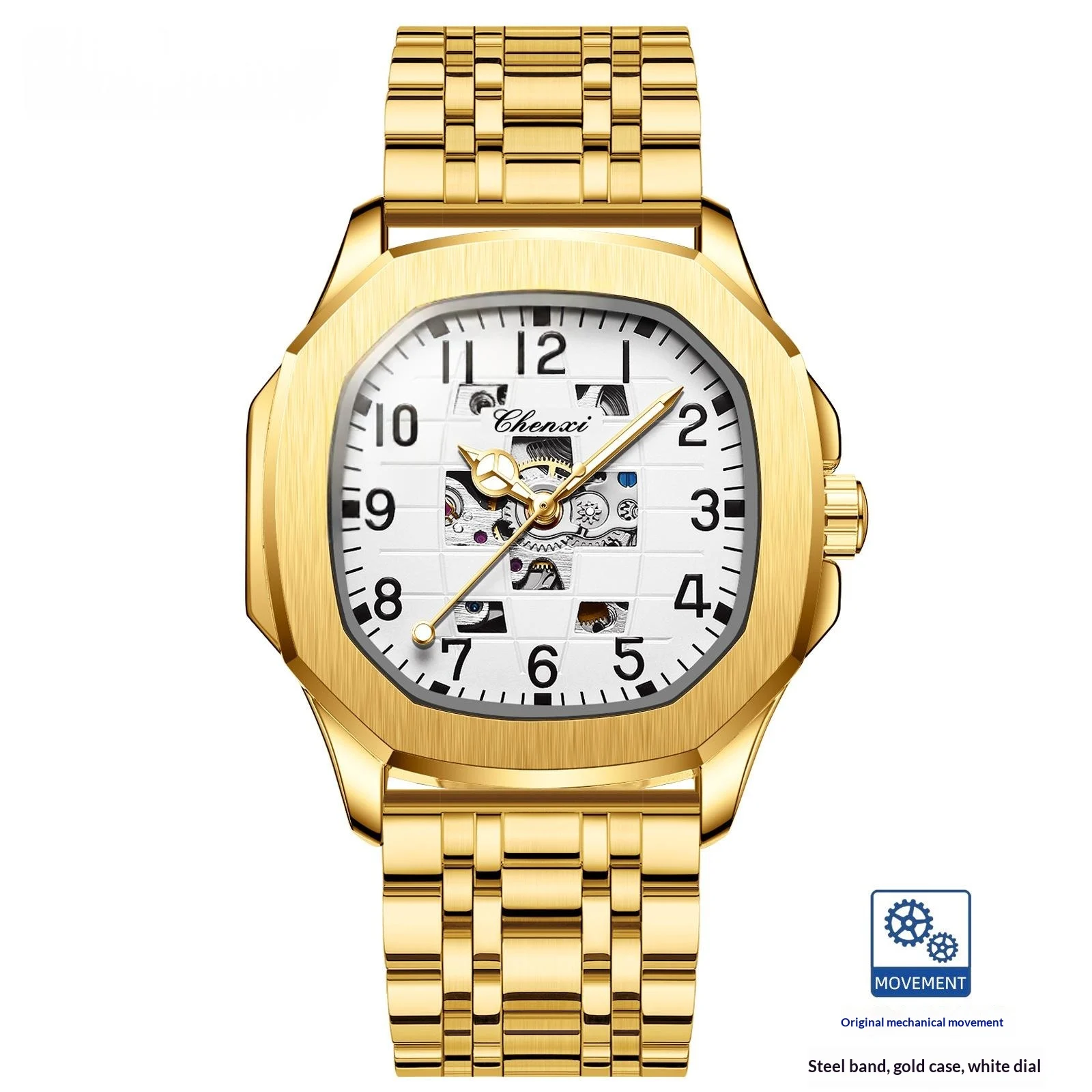 High-end Square Mechanical Mens Watch — image 4