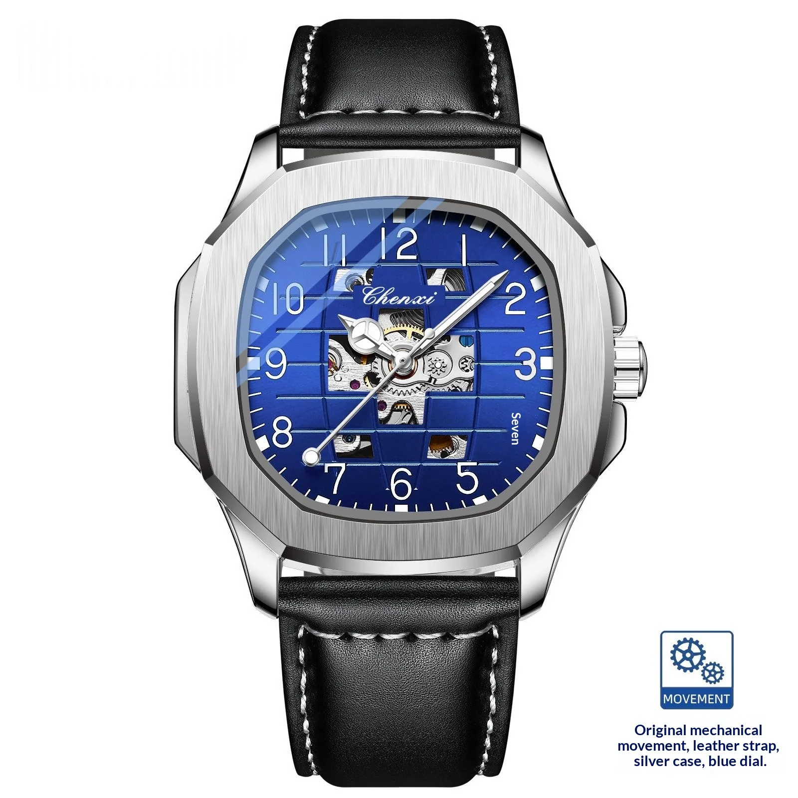 High-end Square Mechanical Mens Watch — image 5