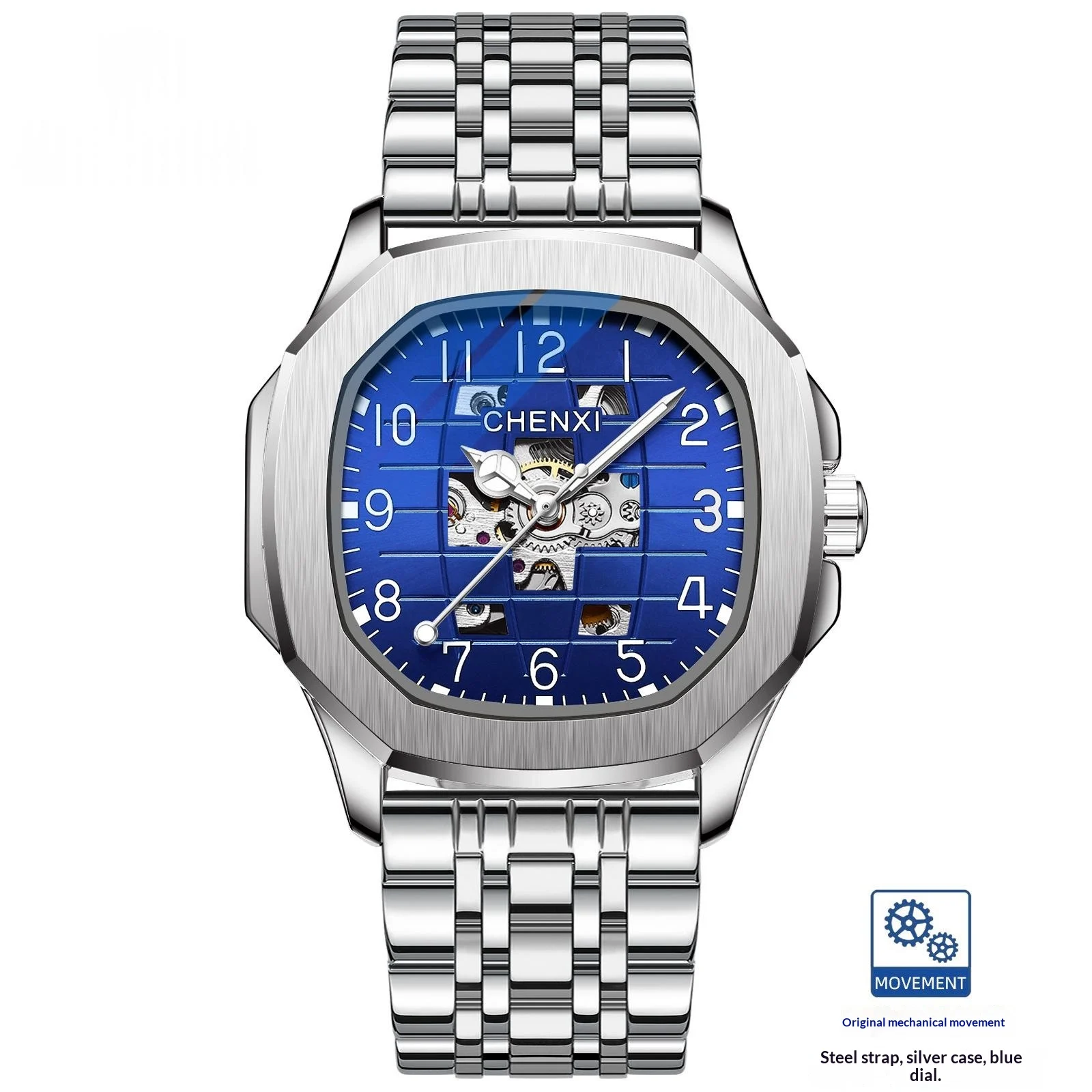 High-end Square Mechanical Mens Watch — variant image