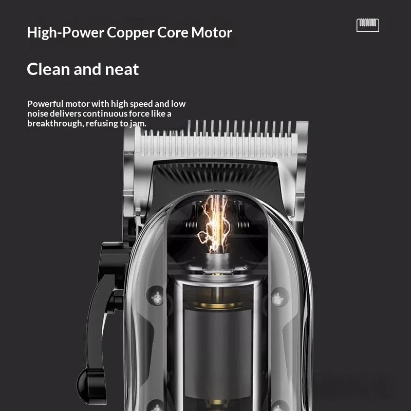 High-power Pet Clipper With Transparent Shell & Digital Display — image 7