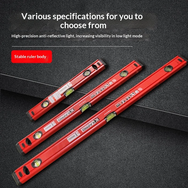 High-precision Thickened Aluminum Alloy Measuring Level Ruler — image 6