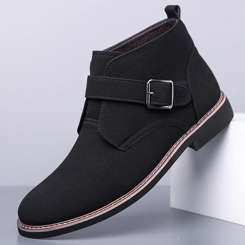 High-top Slip-on Dress Casual Shoes For Fallwinter — image 2