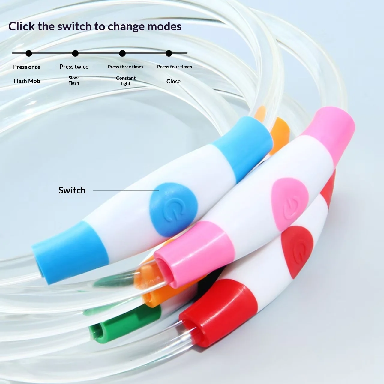 High-transparency Fiber Optic Light-emitting Rechargeable LED Pet Collar — image 7