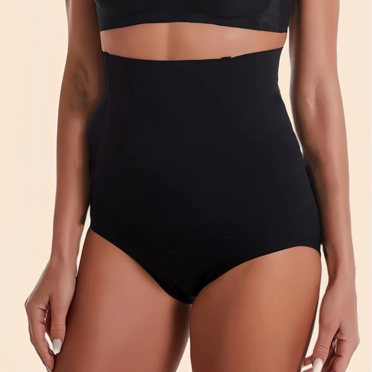 High-waisted Seamless Postpartum Belly-control Underwear — image 5