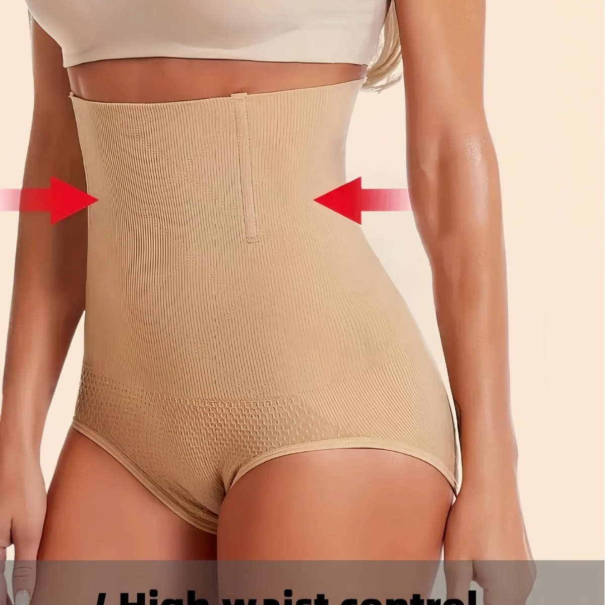 High-waisted Seamless Postpartum Belly-control Underwear — image 2