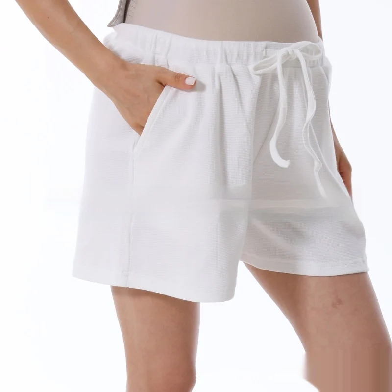 Home Wear Summer Waffle Short Maternity Suit — image 11