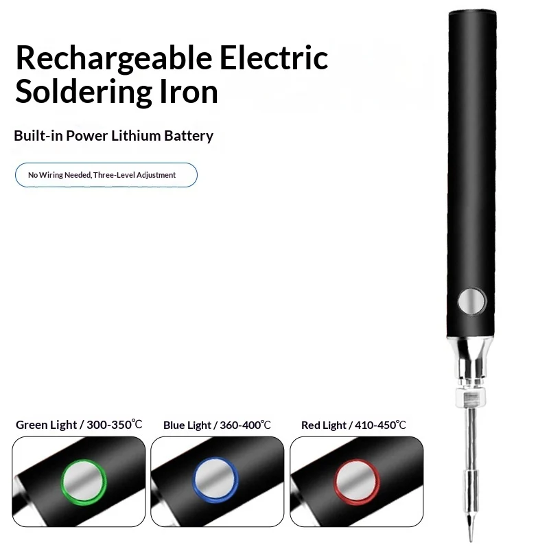 Home Wireless Chargable Lithium Battery Electric Soldering Iron — image 6