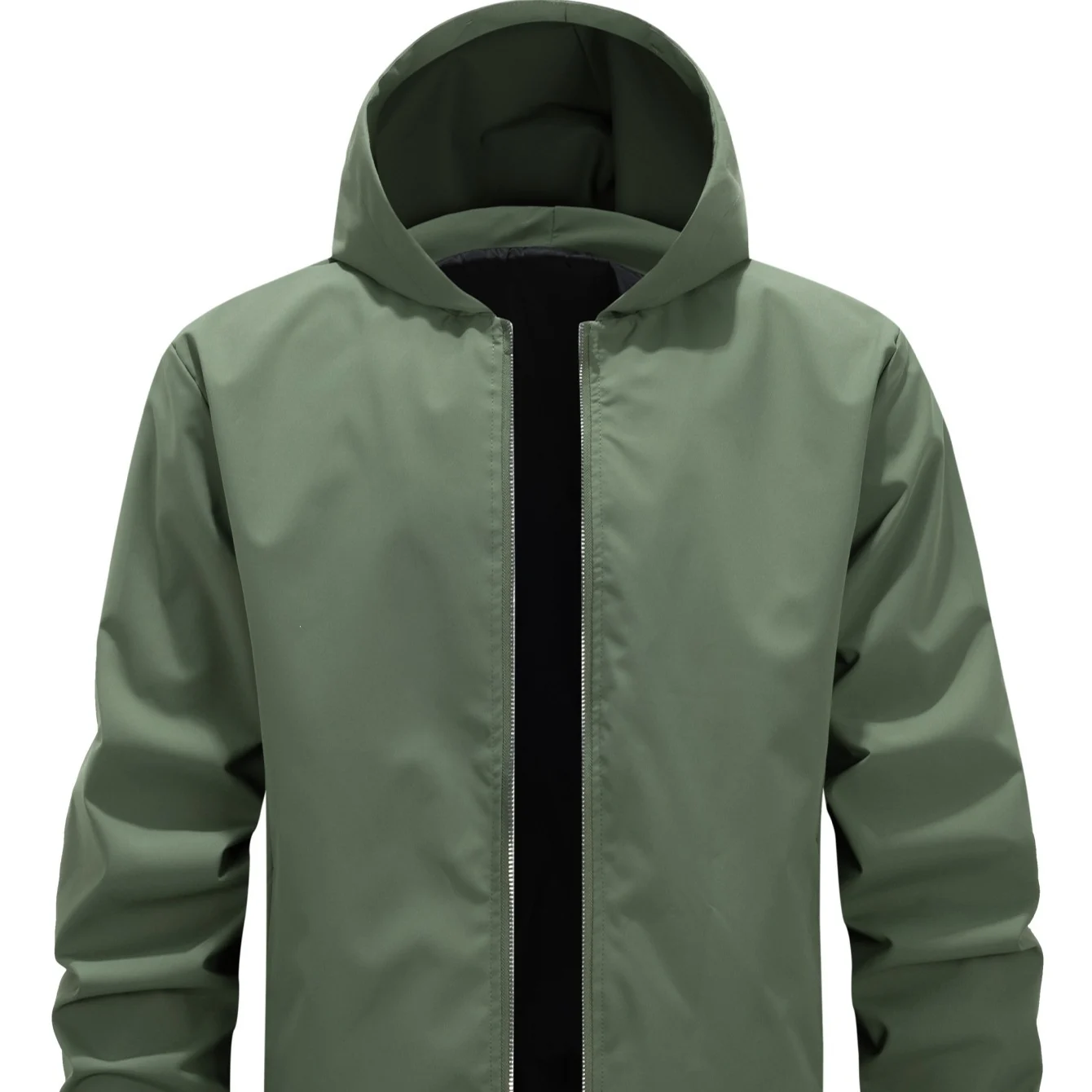 Hooded Jacket, Solid-color Jacket For Young And Middle-aged Menwear-resistant… — image 4