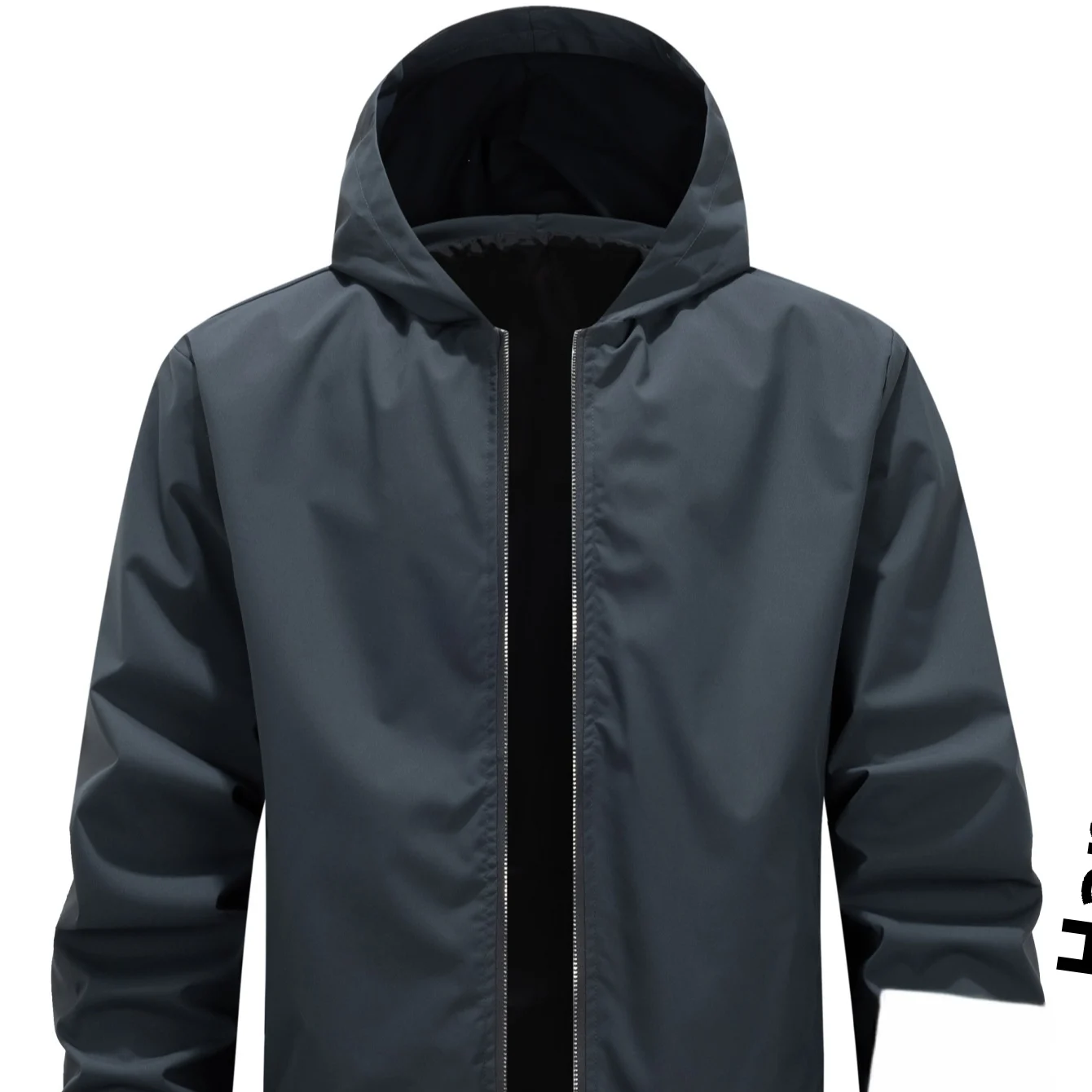 Hooded Jacket, Solid-color Jacket For Young And Middle-aged Menwear-resistant… — image 2