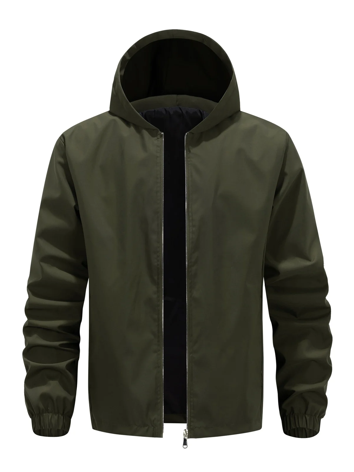 Hooded Jacket, Solid-color Jacket For Young And Middle-aged Menwear-resistant… — image 7
