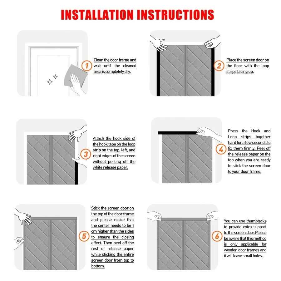 Hook-on Thick Magnetic Door Curtain, Windproof And Insulating Window Suitable For… — image 3