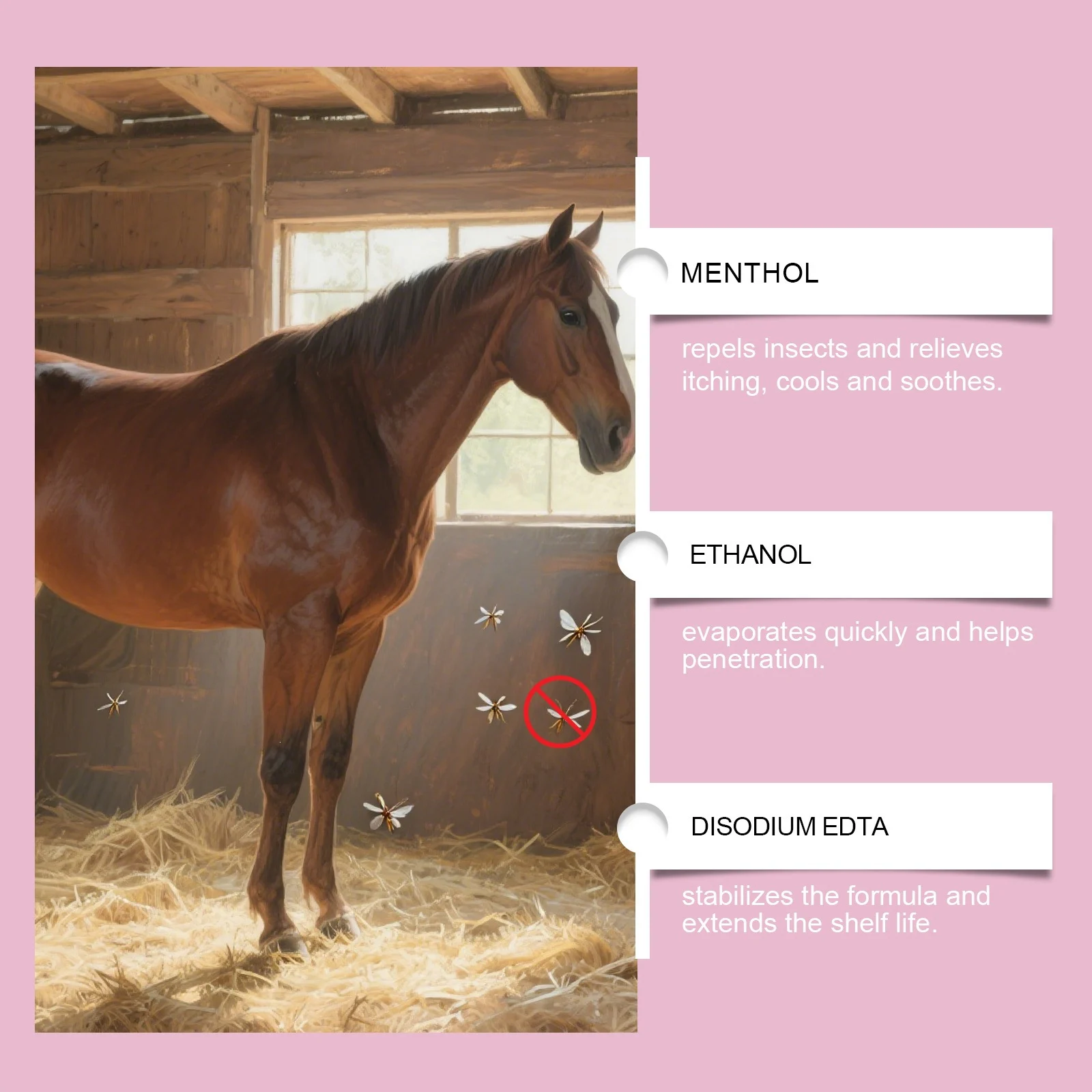 Horse Repellent Spray, Mild Formula, Cleans And Protects Against Mosquito Bites,… — image 6