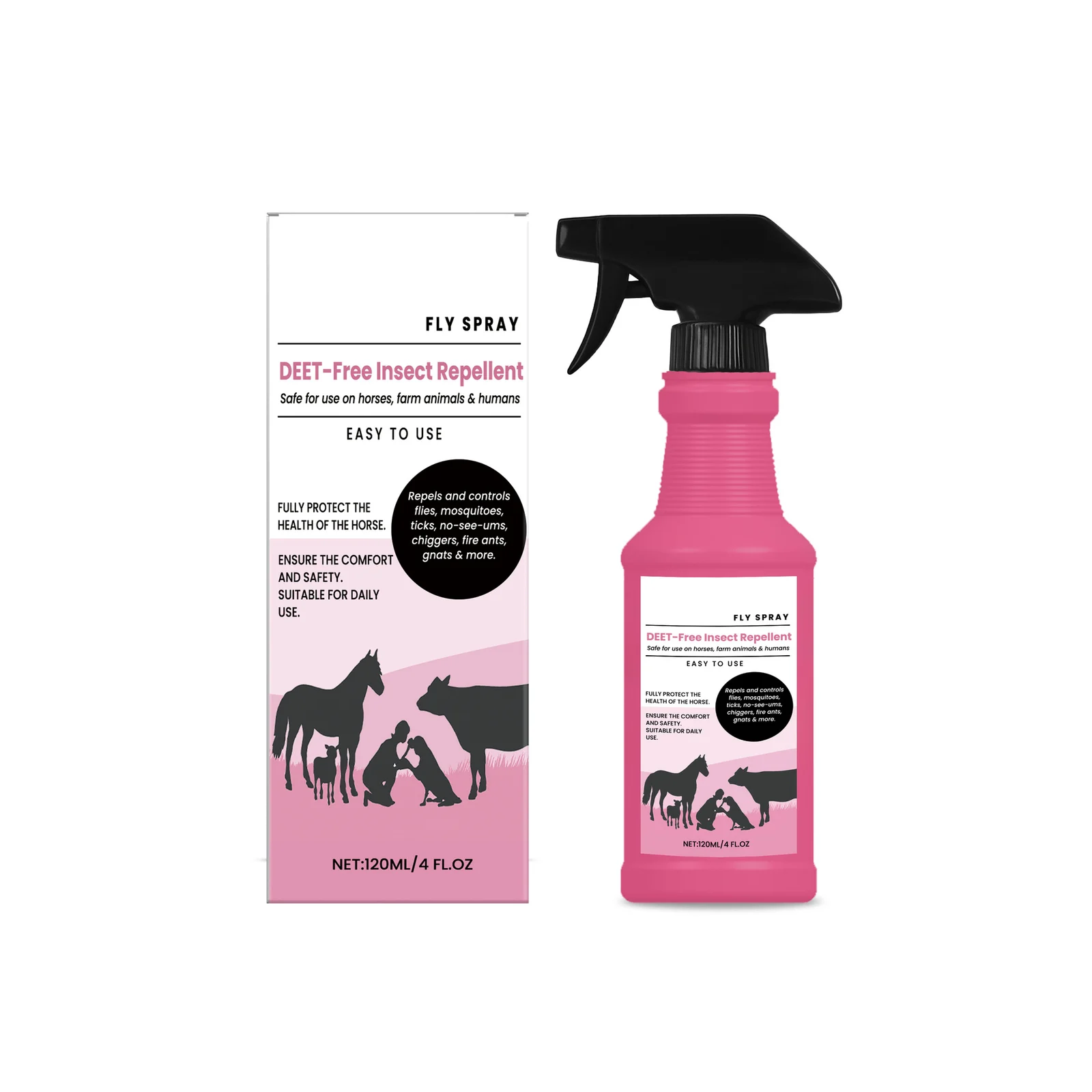Horse Repellent Spray, Mild Formula, Cleans And Protects Against Mosquito Bites,… — image 2