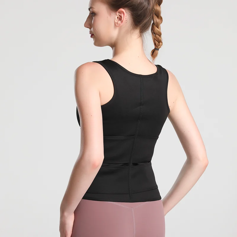 Hot-selling Belly-tucking Double Belt Shaping Garment Vest Chest-supporting Corset Tight — image 5