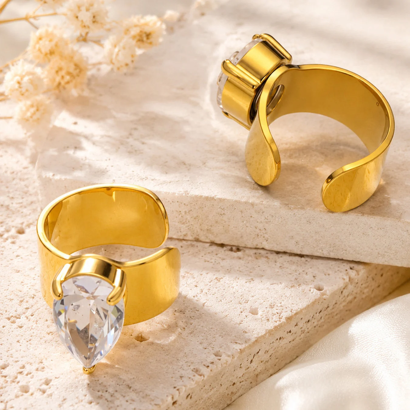 Hot-selling Luxury Zircon-encrusted Clip-on Earrings, Non-fading Stainless Steel… — image 3