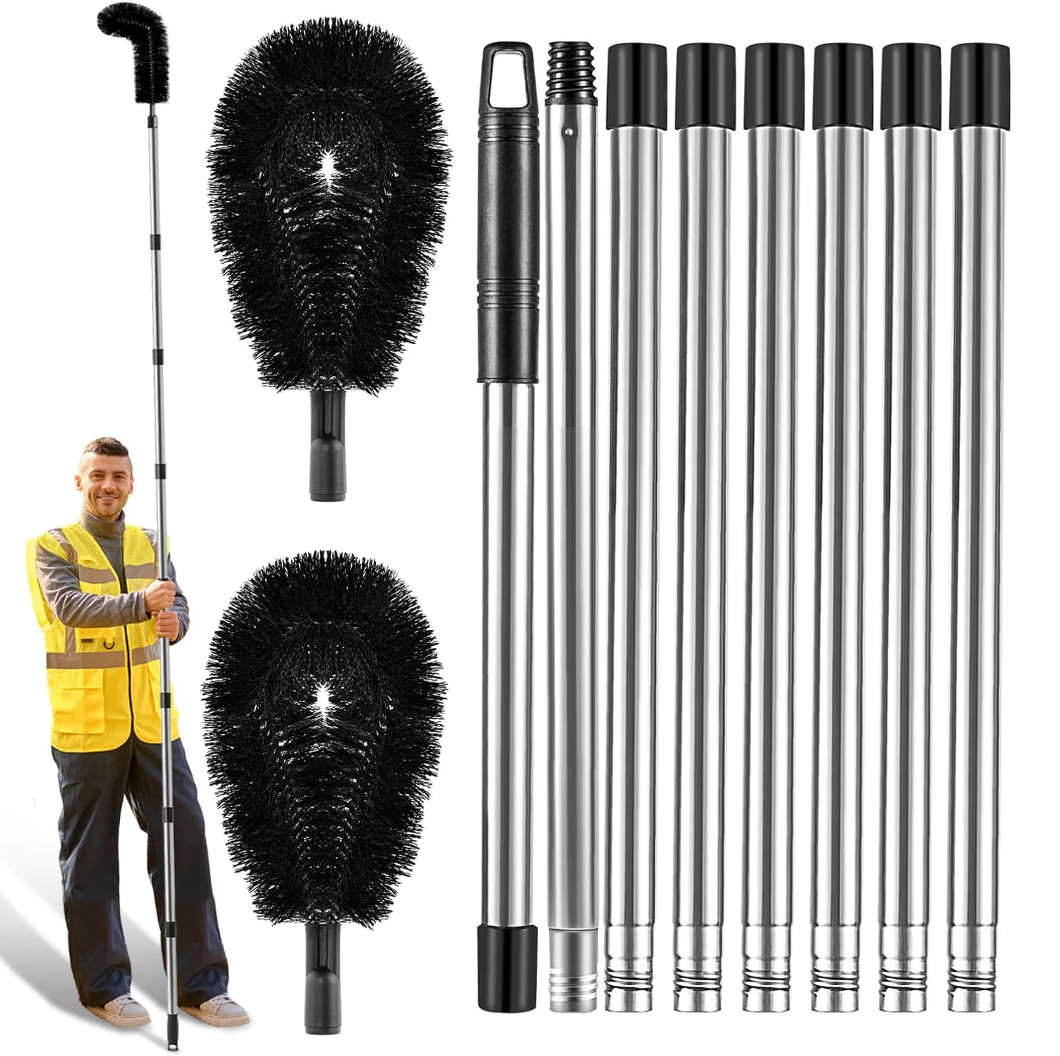 Household Eaves Gutter Cleaning Brush — image 3