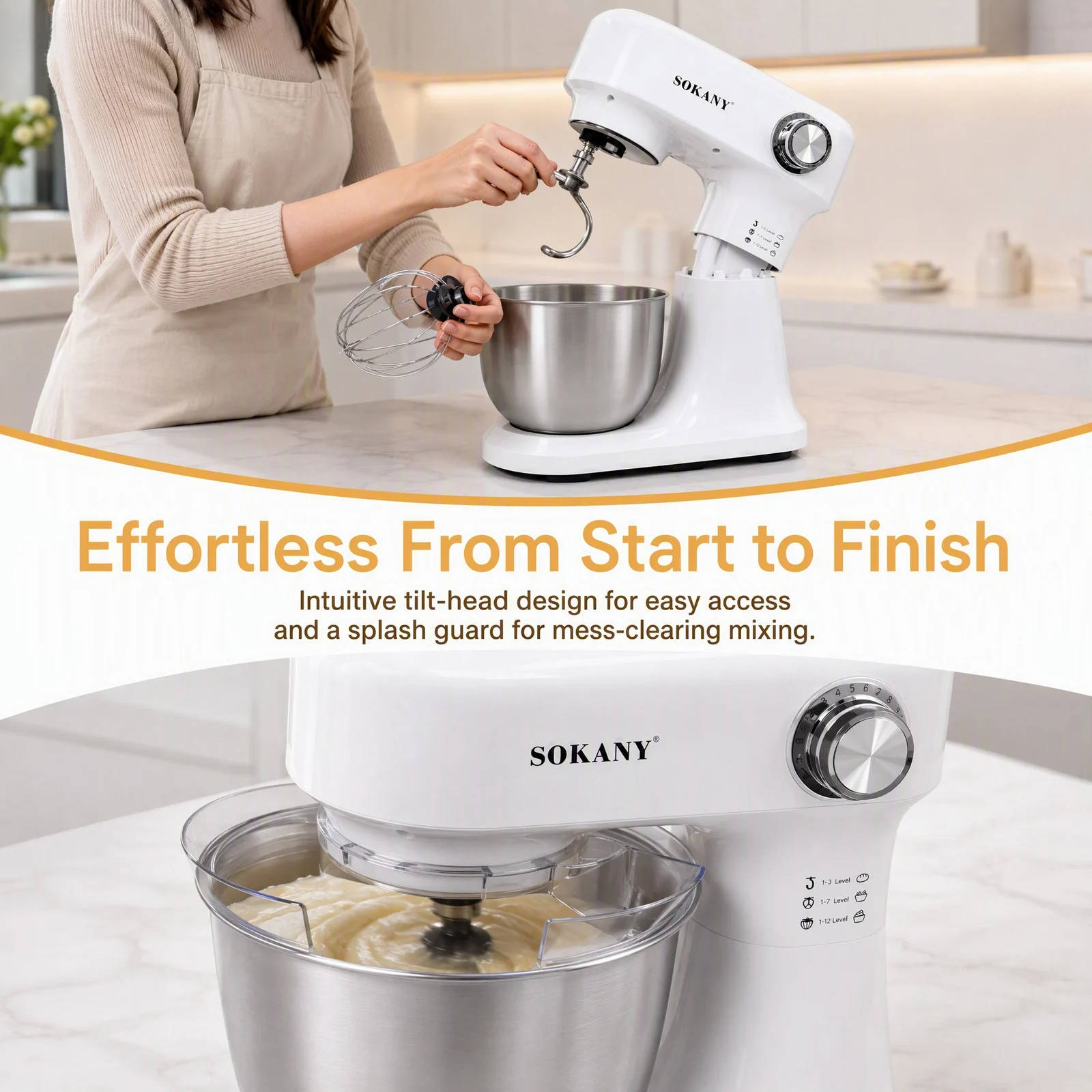 Household Electric Dough Mixer And Cream Beater — image 4