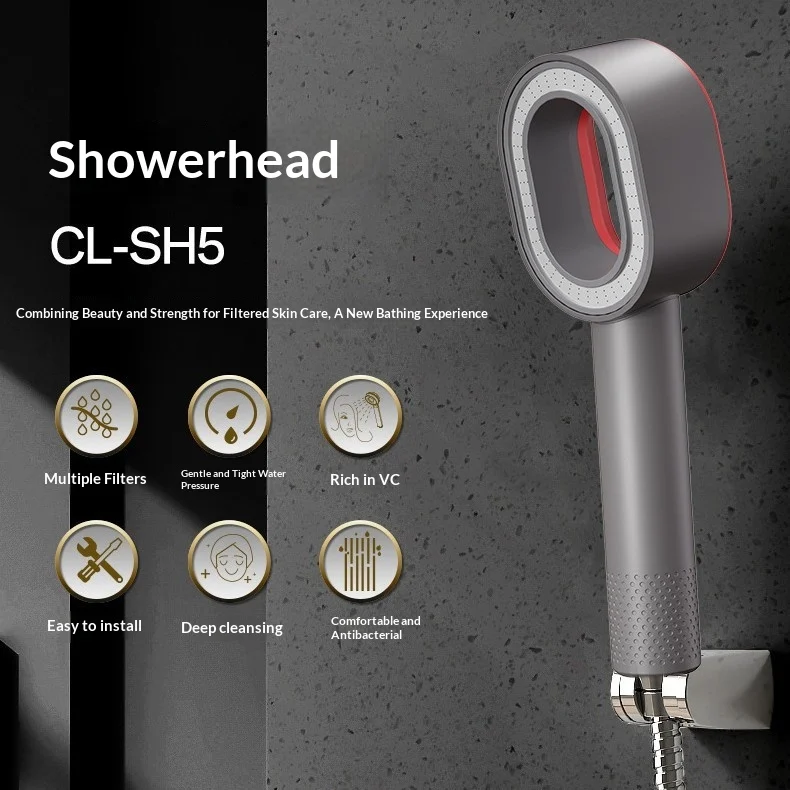 Household Handheld Shower Filter Nozzle — image 1