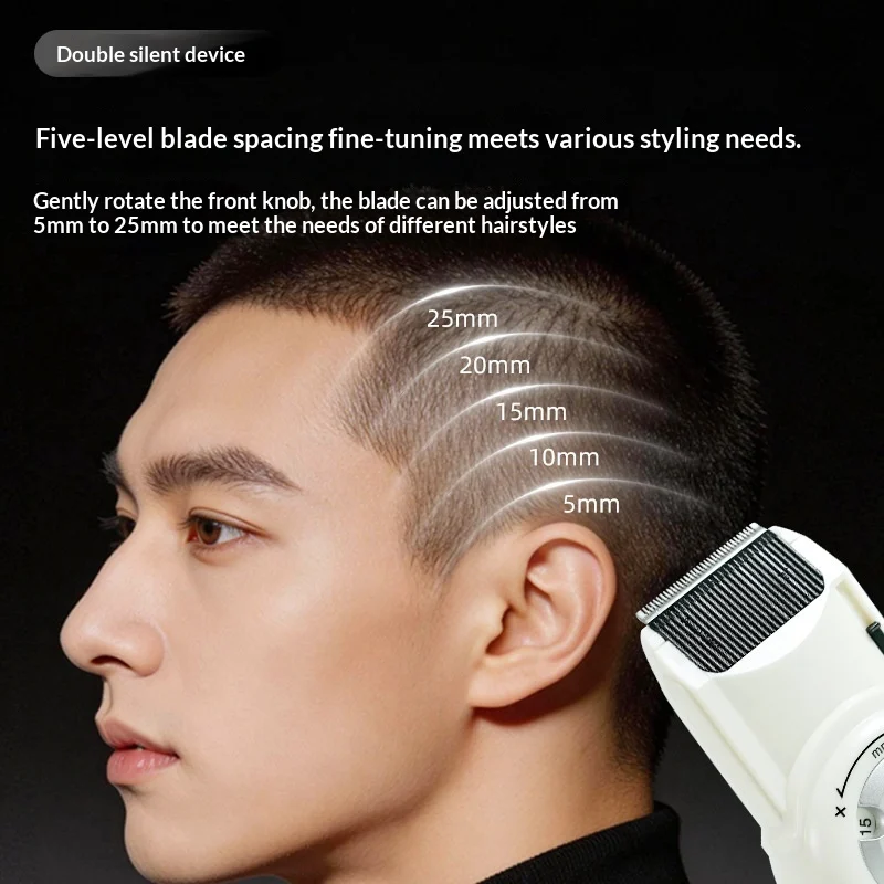 Household Mens Mini Portable Hair Clipper — image 4