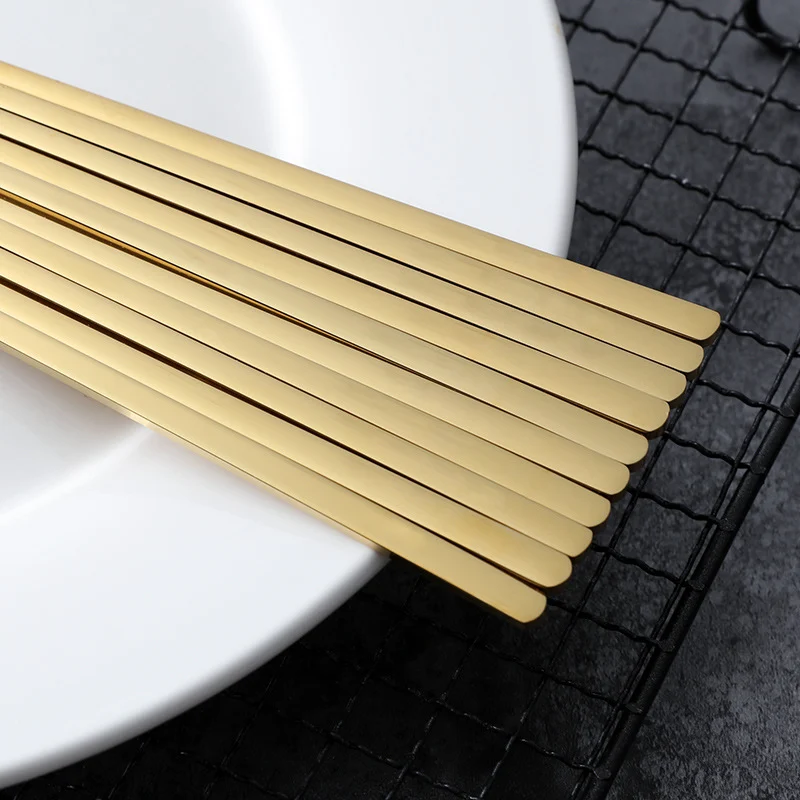 Household Non-slip 304 Stainless Steel Chopsticks — image 9