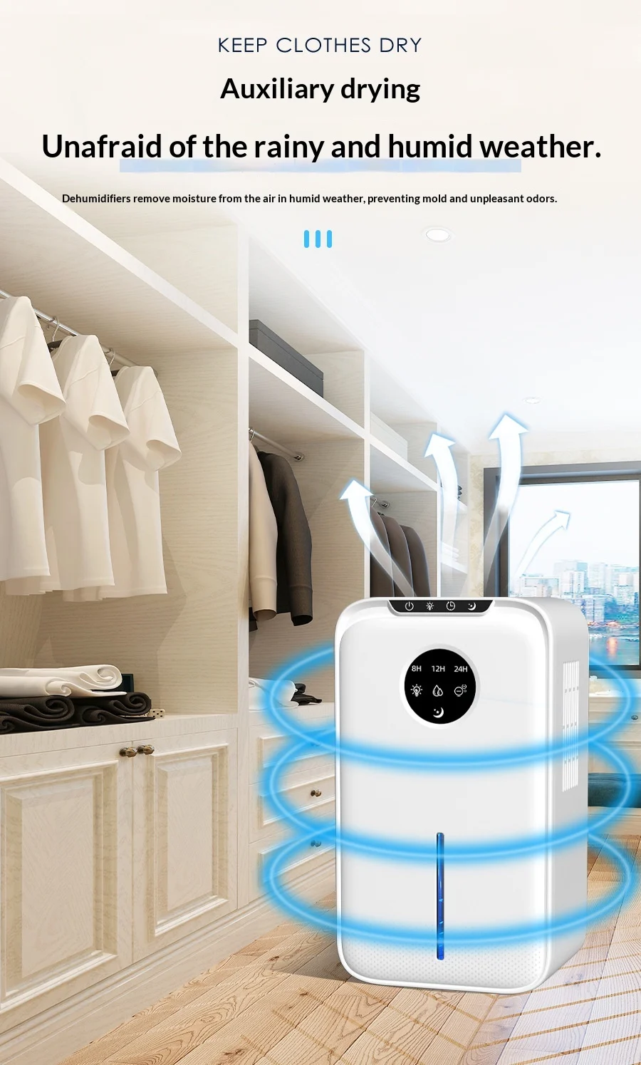 Household Silent Bedroom Tank Dehumidifier — image 2