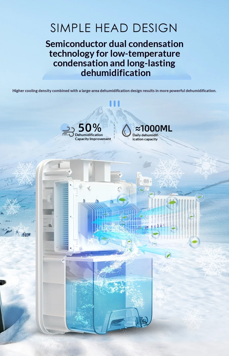 Household Silent Bedroom Tank Dehumidifier — image 4