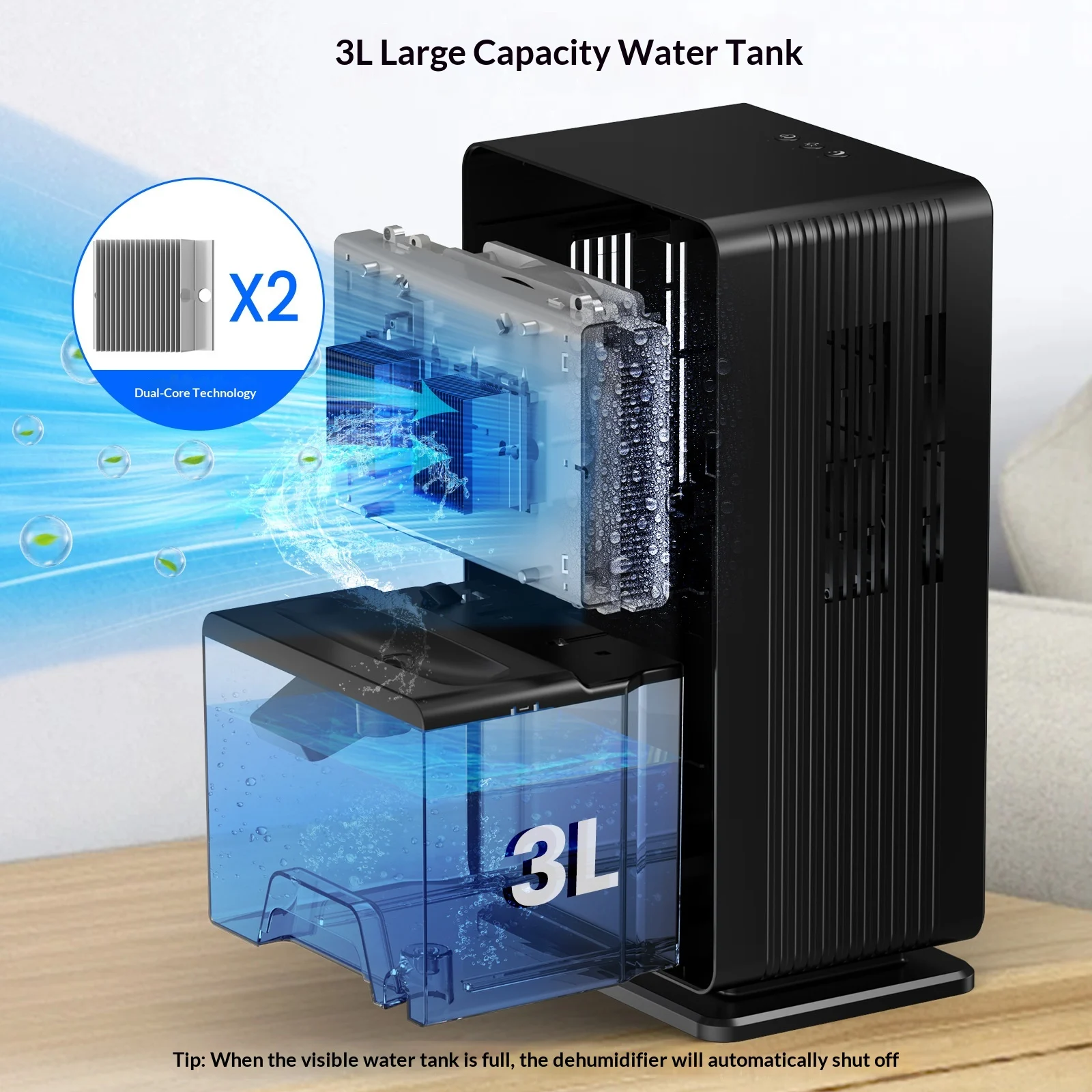 Household Small Portable Dehumidifier For Bathrooms And Wardrobes — image 3