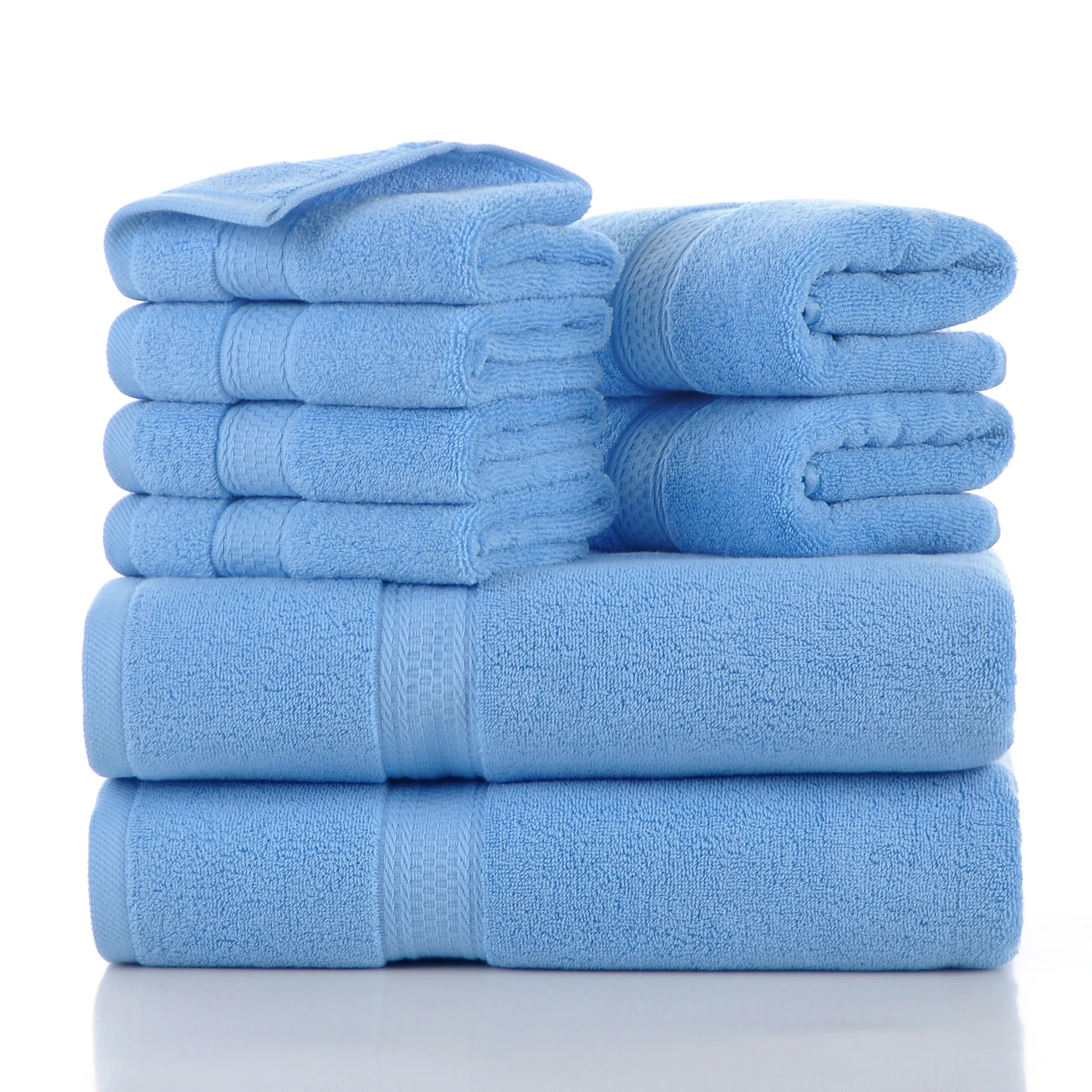 Household Towels Eight-piece Set Soft And Absorbent — variant image