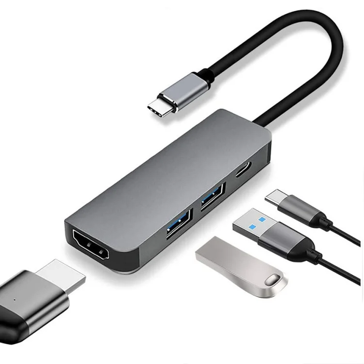 Hub USB Splitter One For Four C To HDMI Docking Station — image 4