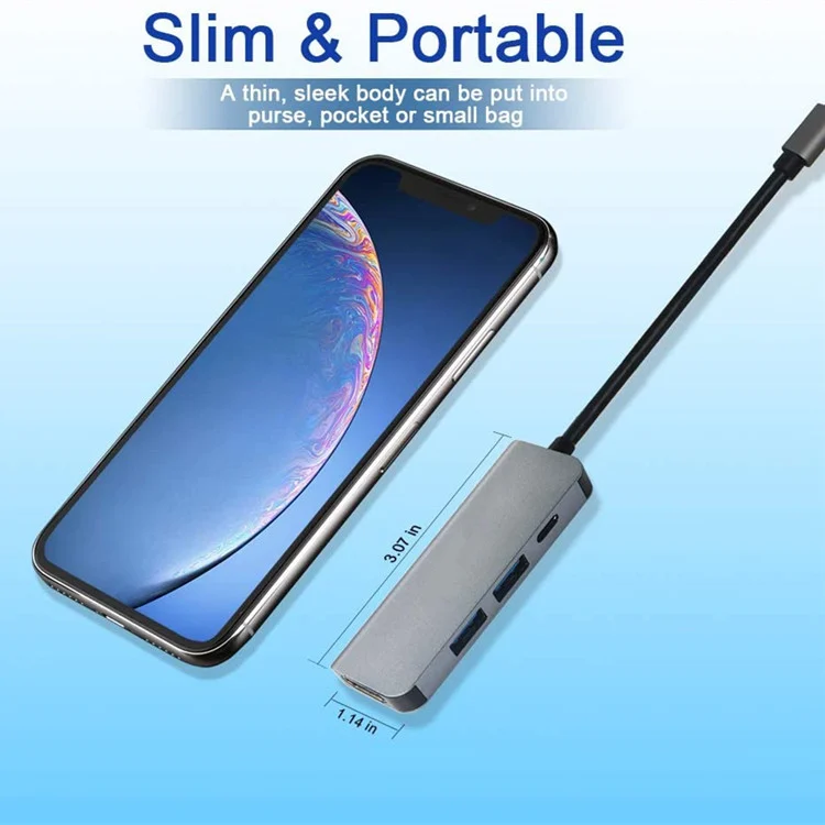 Hub USB Splitter One For Four C To HDMI Docking Station — image 3