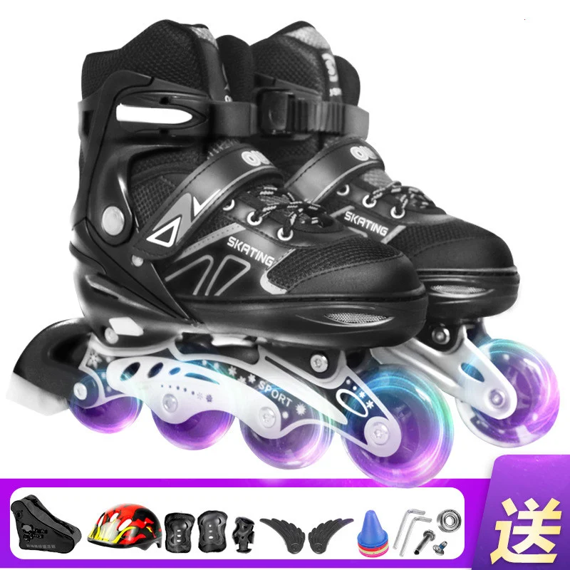 Ice Skates Speed Skating Childrens And Students Roller Inline Adjustable — image 3