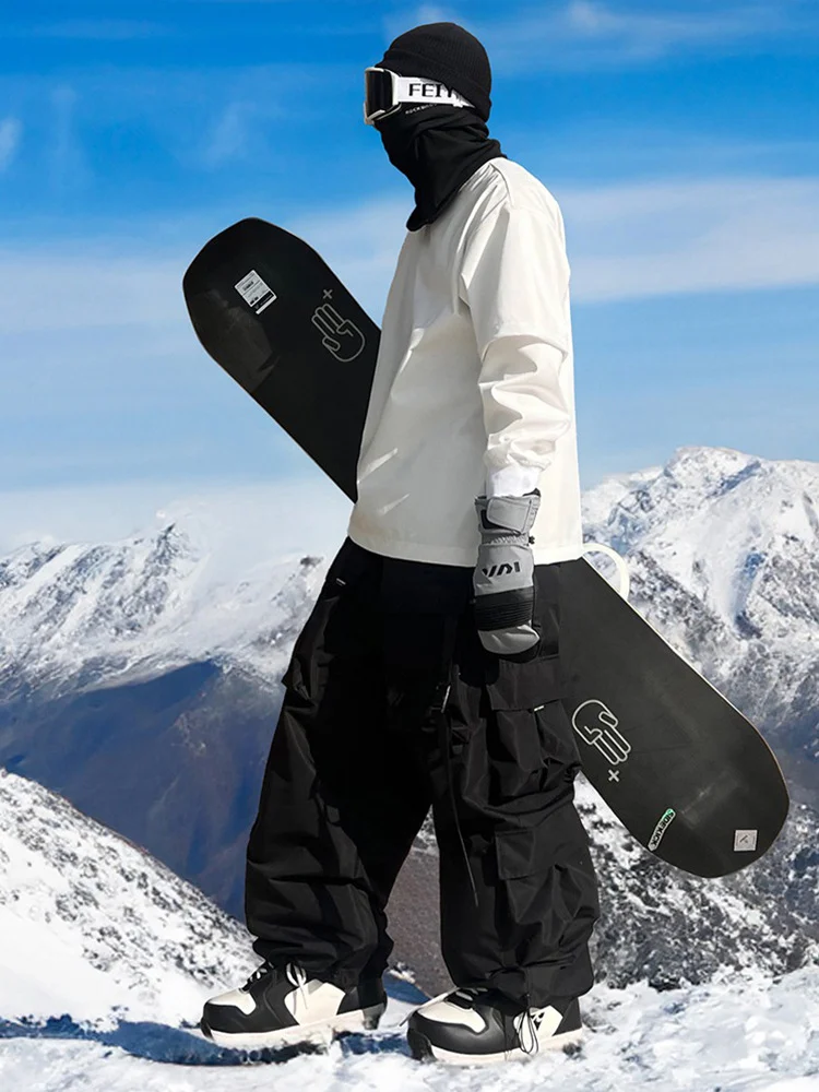 Ice South Korea Multi-pocket Waterproof Sports Ski Pants For Men And Women Violet… — image 2