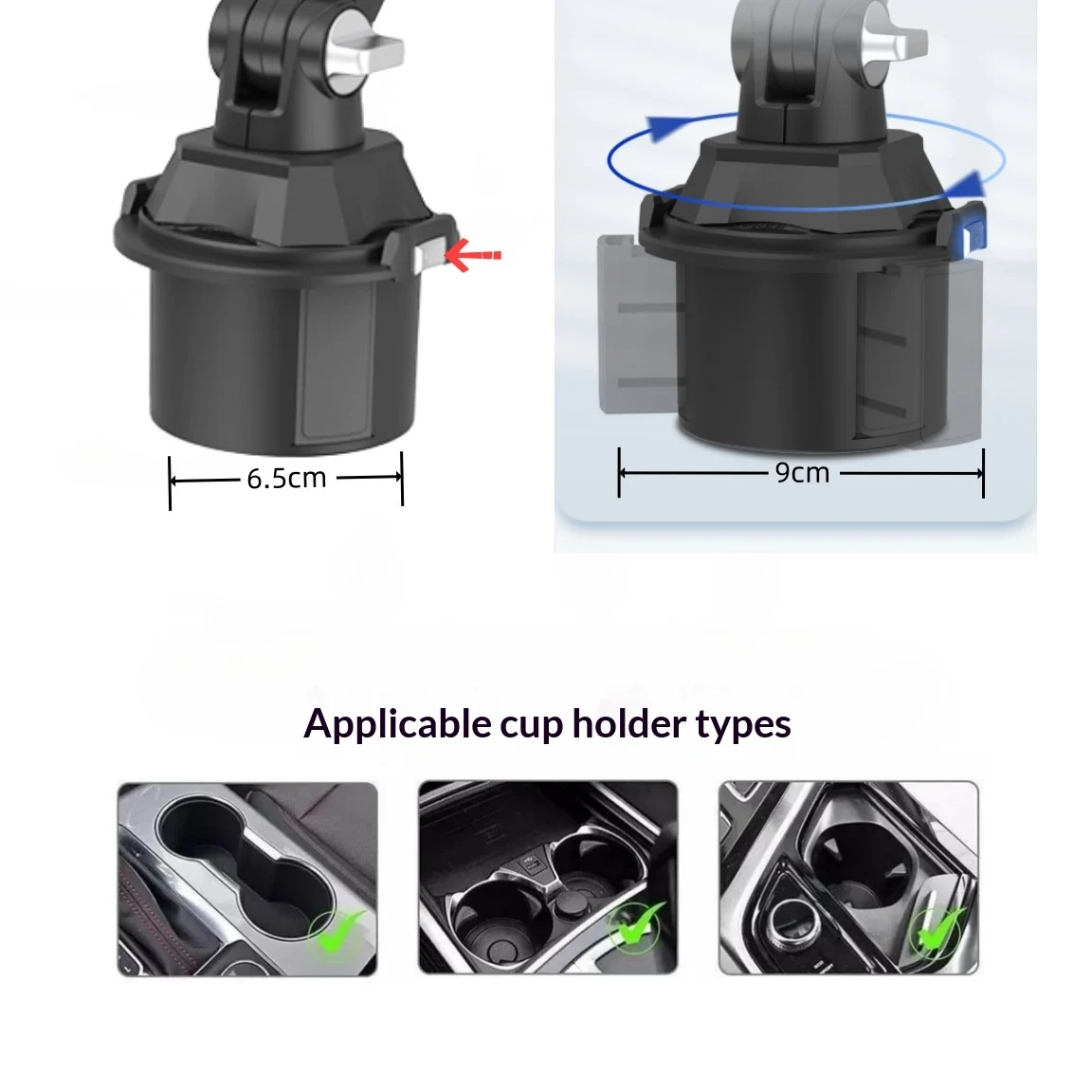 In-car Magnetic Phone Holder Car Cup And Rack — image 8