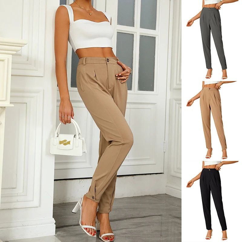 Independent Station Women's Loose Work Business Formal Suit Trousers Elegant Commuter… — image 5