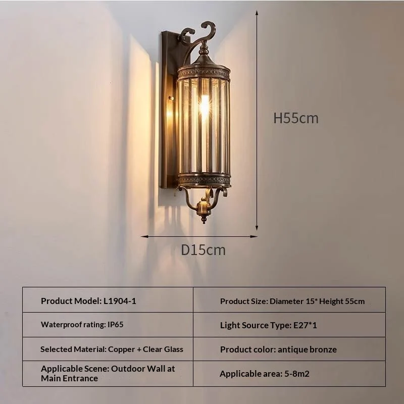 Indoor Wall Lamp Chinese-style Outdoor Long — image 5