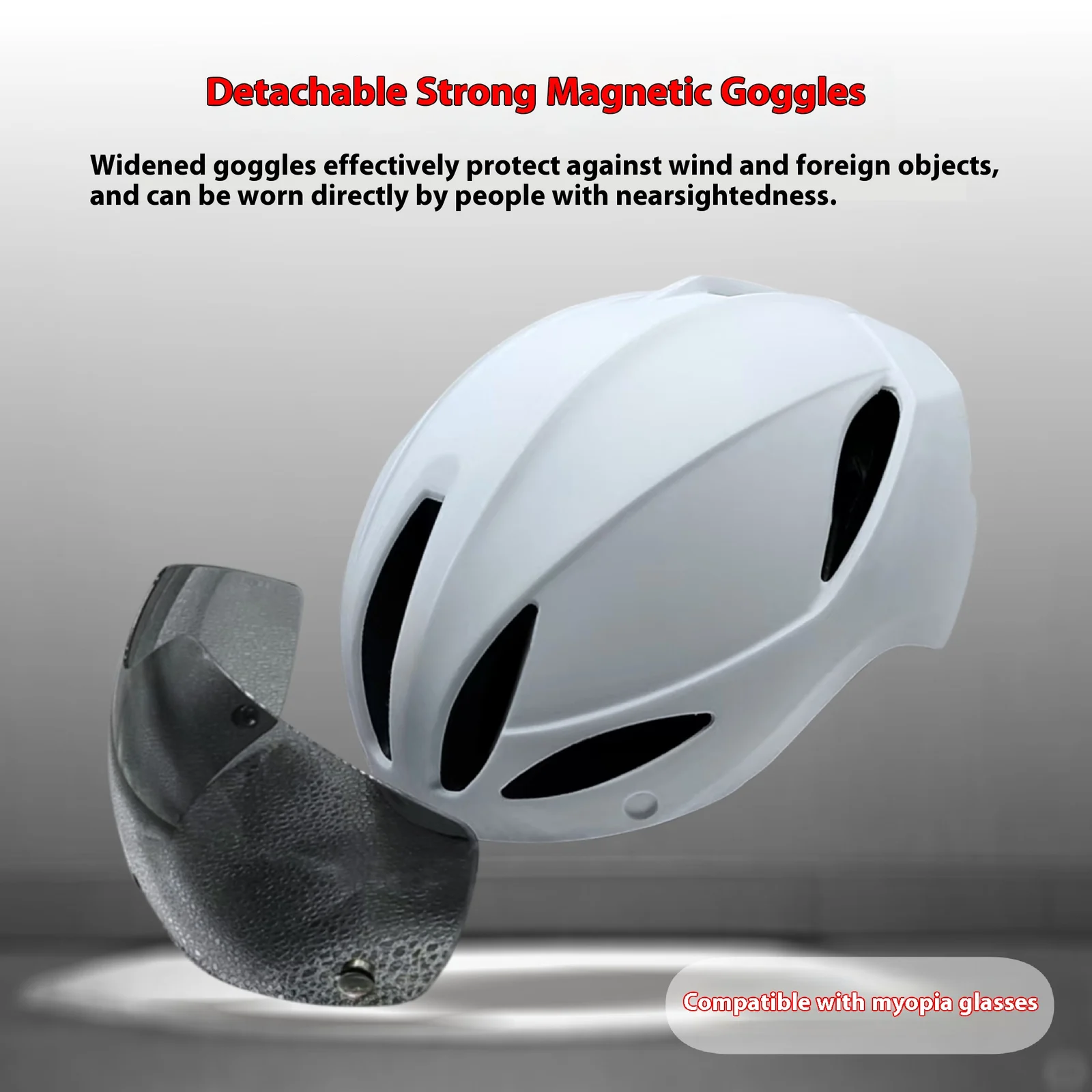Integrally For Detachable Magnetic Attraction Riding Helmet Bicycle — image 3