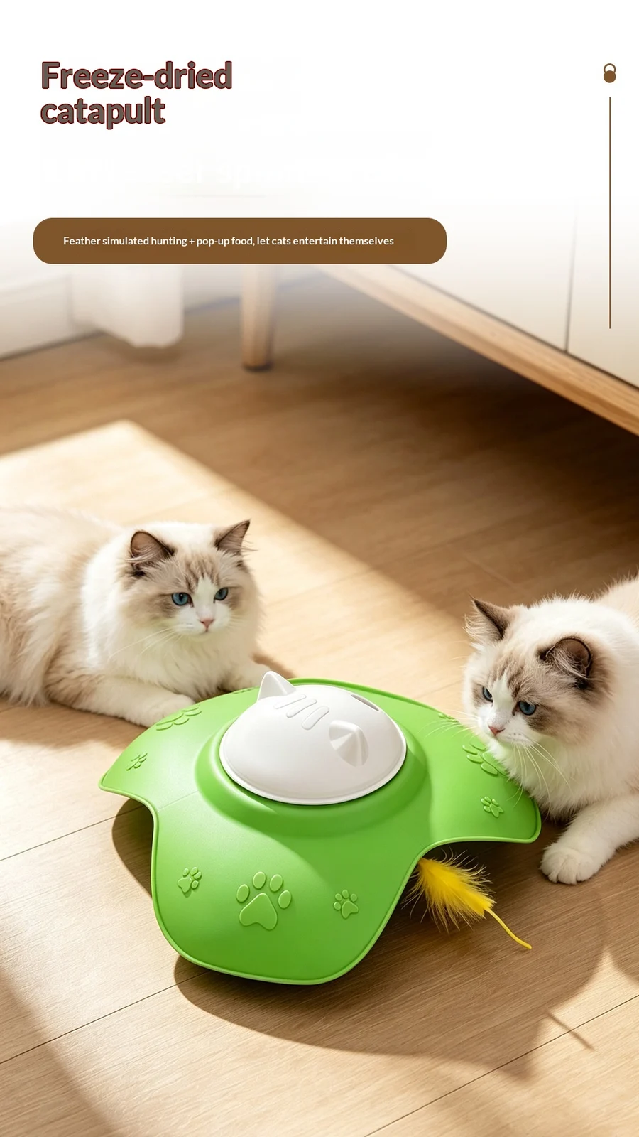 Intelligent Interactive Feathery Cat Toy — image 2