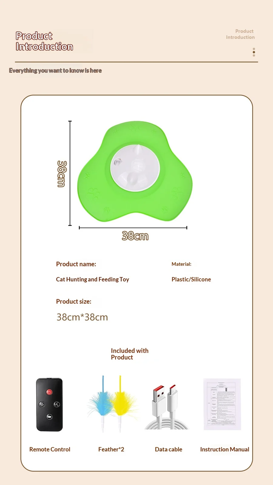 Intelligent Interactive Feathery Cat Toy — image 9